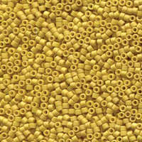 Miyuki 11/0 Delica Bead - DB2284 - Frosted Glazed Opaque Cream