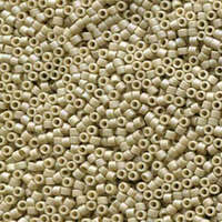 Miyuki 11/0 Delica Bead - DB2301 - Frosted Glazed Opaque Rainbow Ivory