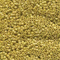Miyuki 11/0 Delica Bead - DB2302 - Frosted Glazed Rainbow Yellow