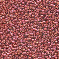 Miyuki 11/0 Delica Bead - DB2306 - Frosted Glazed Opaque Rainbow Cardinal