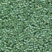Miyuki 11/0 Delica Bead - DB2312 - Frosted Glazed Rainbow Shamrock