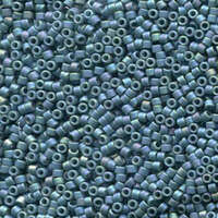 Miyuki 11/0 Delica Bead - DB2316 - Frosted Glazed Rainbow Dark Teal