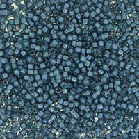Miyuki 11/0 Delica Bead - DB2384 - Fancy Lined Dark Teal Blue