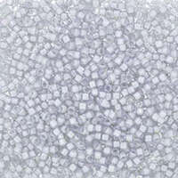 Miyuki 11/0 Delica Bead - DB2392 - Fancy Lined Pearl Grey