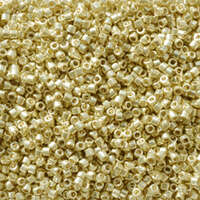 Miyuki 11/0 Delica Bead - DB2502 - Duracoat Galvanized Yellow