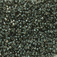 Miyuki 11/0 Delica Bead - DB2507 - Duracoat Galvanized Black Moss