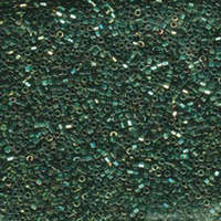 Miyuki 11/0 Delica Hex Cut Bead - DBC0027 - Metallic Teal Iris