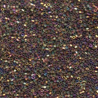 Miyuki 11/0 Delica Hex Cut Bead - DBC0029 - Metallic Golden Iris