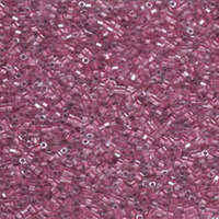 Miyuki 11/0 Delica Hex Cut Bead - DBC0902 - Sparkling Rose Lined Crystal