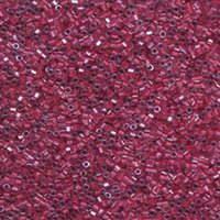 Miyuki 11/0 Delica Hex Cut Bead - DBC0914 - Sparkling Dark Pink Lined Crystal