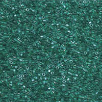 Miyuki 11/0 Delica Hex Cut Bead - DBC0918 - Sparkling Teal Lined Crystal
