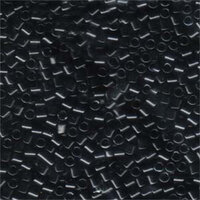 Miyuki 8/0 Delica Bead - DBL-0010 - Black