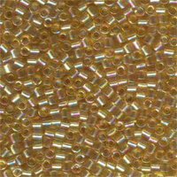 Miyuki 8/0 Delica Bead - DBL-0100 - Transparent Light Amber AB 