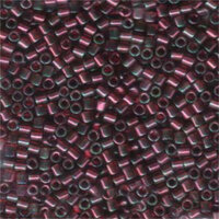 Miyuki 8/0 Delica Bead - DBL-0105 - Gold Luster Transparent Red