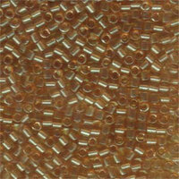Miyuki 8/0 Delica Bead - DBL-0121 - Dark Topaz Gold Luster