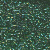 Miyuki 8/0 Delica Bead - DBL-0152 - Transparent Green AB