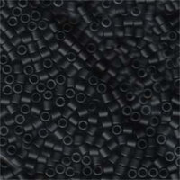 Miyuki 8/0 Delica Bead - DBL-0310 - Matte Black
