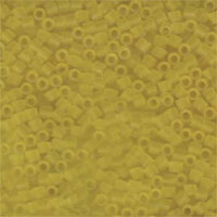 Miyuki 8/0 Delica Bead - DBL-0743 - Matte Transparent Yellow