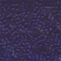 Miyuki 8/0 Delica Bead - DBL-0748 - Matte Transparent Blue