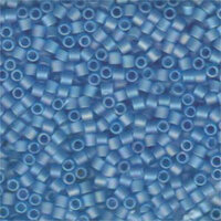 Miyuki 8/0 Delica Bead - DBL-0861 - Matte Transparent Sky Blue AB