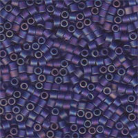 Miyuki 8/0 Delica Bead - DBL-0864 - Matte Transparent Cobalt AB