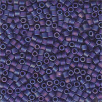 Miyuki 8/0 Delica Bead - DBL-0880 - Matte Opaque Dark Blue AB