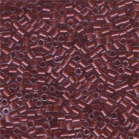 Miyuki 8/0 Delica Bead - DBL-0915 - Sparkling Dark Amber Lined Crystal