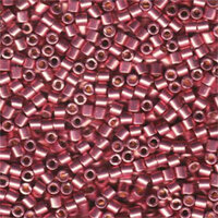 Miyuki 8/0 Delica Bead - DBL-1839 - Duracoat Galvanized Dark Coral