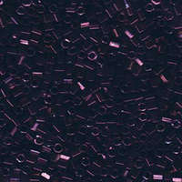 Miyuki 8/0 Delica Hex Cut Bead - DBLC-0012 - Metallic Raspberry