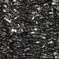 Miyuki 8/0 Delica Hex Cut Bead - DBLC-0021 - Steel