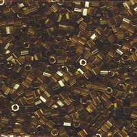 Miyuki 8/0 Delica Hex Cut Bead - DBLC-0115 - Transparent Metallic Luster