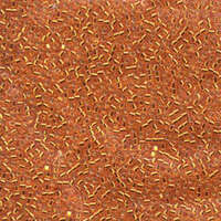 Miyuki 10/0 Delica Bead - DBM0045 - Silver Lined Orange