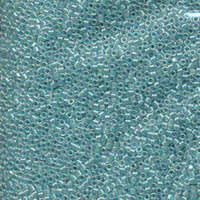 Miyuki 10/0 Delica Bead - DBM0079 - Lined Aqua Blue AB