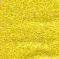 Miyuki 10/0 Delica Bead - DBM0160 - Opaque Yellow AB