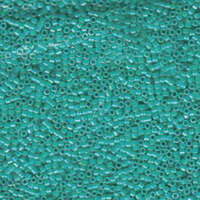Miyuki 10/0 Delica Bead - DBM0166 - Opaque Turquoise AB
