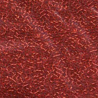 Miyuki 10/0 Delica Bead - DBM0602 - Silver Lined Dyed Red