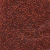 Miyuki 10/0 Delica Bead - DBM0603 - Silver Lined Dyed Burnt Orange