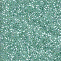 Miyuki 10/0 Delica Bead - DBM0626 - Silver Lined Light Mint Green Alabaster