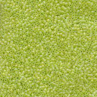 Miyuki 10/0 Delica Bead - DBM0860 - Matte Transparent Chartreuse AB