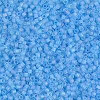 Miyuki 10/0 Delica Bead - DBM0861 - Matte Transparent Sky Blue AB