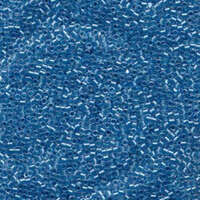 Miyuki 10/0 Delica Bead - DBM0905 - Sparkling Aqua Lined Crystal
