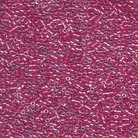 Miyuki 10/0 Delica Bead - DBM0914 - Sparkling Dark Pink Lined Crystal