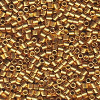 Miyuki 10/0 Delica Bead - DBM1832 - Duracoat Galvanized Gold