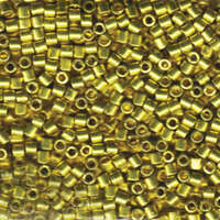Miyuki 10/0 Delica Bead - DBM1835 - Duracoat Galvanized Zest