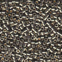 Miyuki 10/0 Delica Bead - DBM1851 - Duracoat Galvanized Light Smoky Pewter
