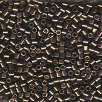 Miyuki 10/0 Delica Bead - DBM1852 - Duracoat Galvanized Pewter