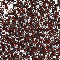 Miyuki 10/0 Delica Bead - DBM2263 - Picasso Red Garnet Matte