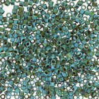Miyuki 10/0 Delica Bead - DBM2264 - Picasso Seafoam Green Matte