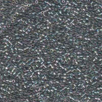 Miyuki 15/0 Delica Bead - DBS0107 - Transparent Grey Iris
