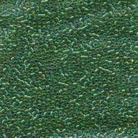 Miyuki 15/0 Delica Bead - DBS0152 - Transparent Green AB